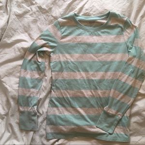 Mossimo Supply Co. Tops - mint stripe shirt Mossimo Supply Co. Tops - mint stripe shirt
